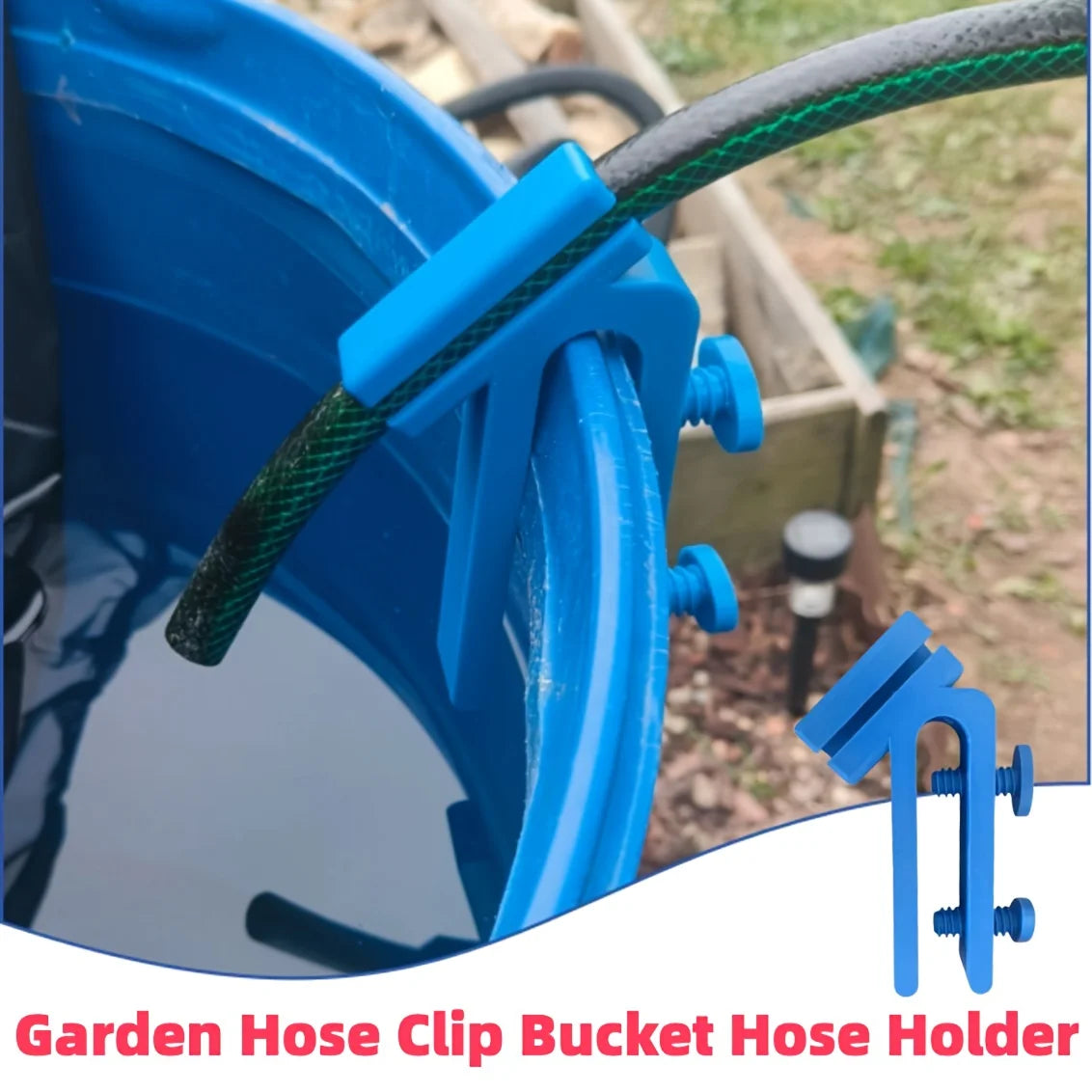Garden Hose Bucket Clip | Hands-Free Watering Fixing Tool Garden Hose Clip QXL