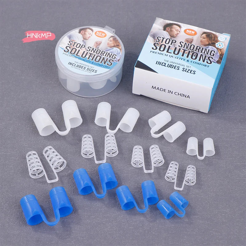 Silicone Nasal Dilators Anti-Snore Nose Clips | 4 & 8 Pack Nasal Dilator QXL
