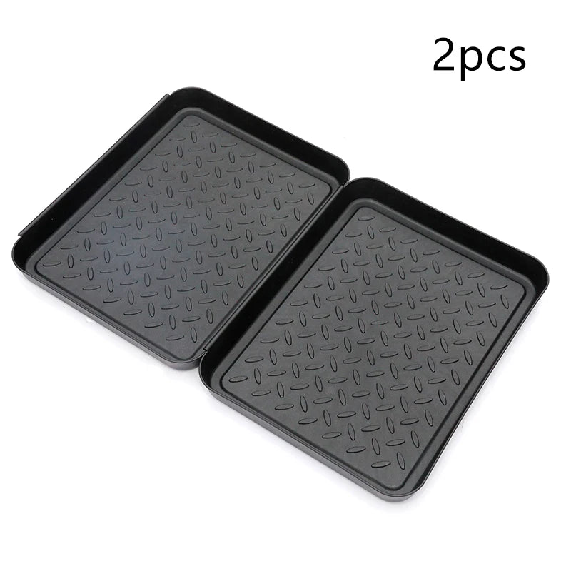 Heavy-Duty Boot Tray | Shoe Mat, Pet Bowl & Car Storage Boot Tray QXL 2pcs