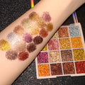 16-Color Glitter Shimmer Eyeshadow Palette | Waterproof Eyeshadow Palette QXL YYP-JCLP-16