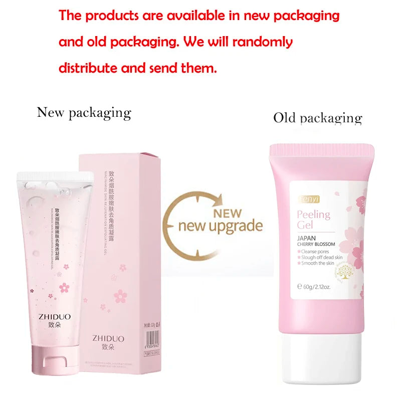 FENYI Cherry Blossom Exfoliating Peeling Gel 60g | Facial Scrub Facial Exfoliating Gel QXL