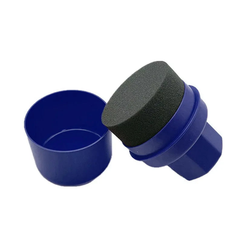Car Wash Detailing Sponge | Foam Wax Polishing Pad Auto Care Car Detailing Sponge QXL Blue flat B