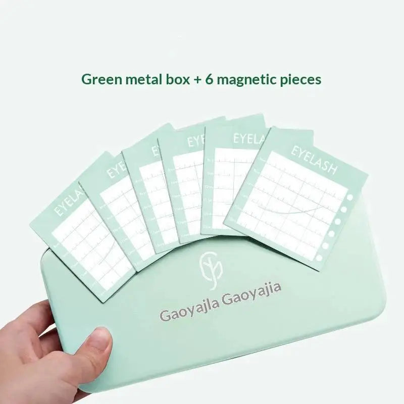 Magnetic Eyelash Storage Case & Lash Extension Display Box Lash Storage Case QXL Green