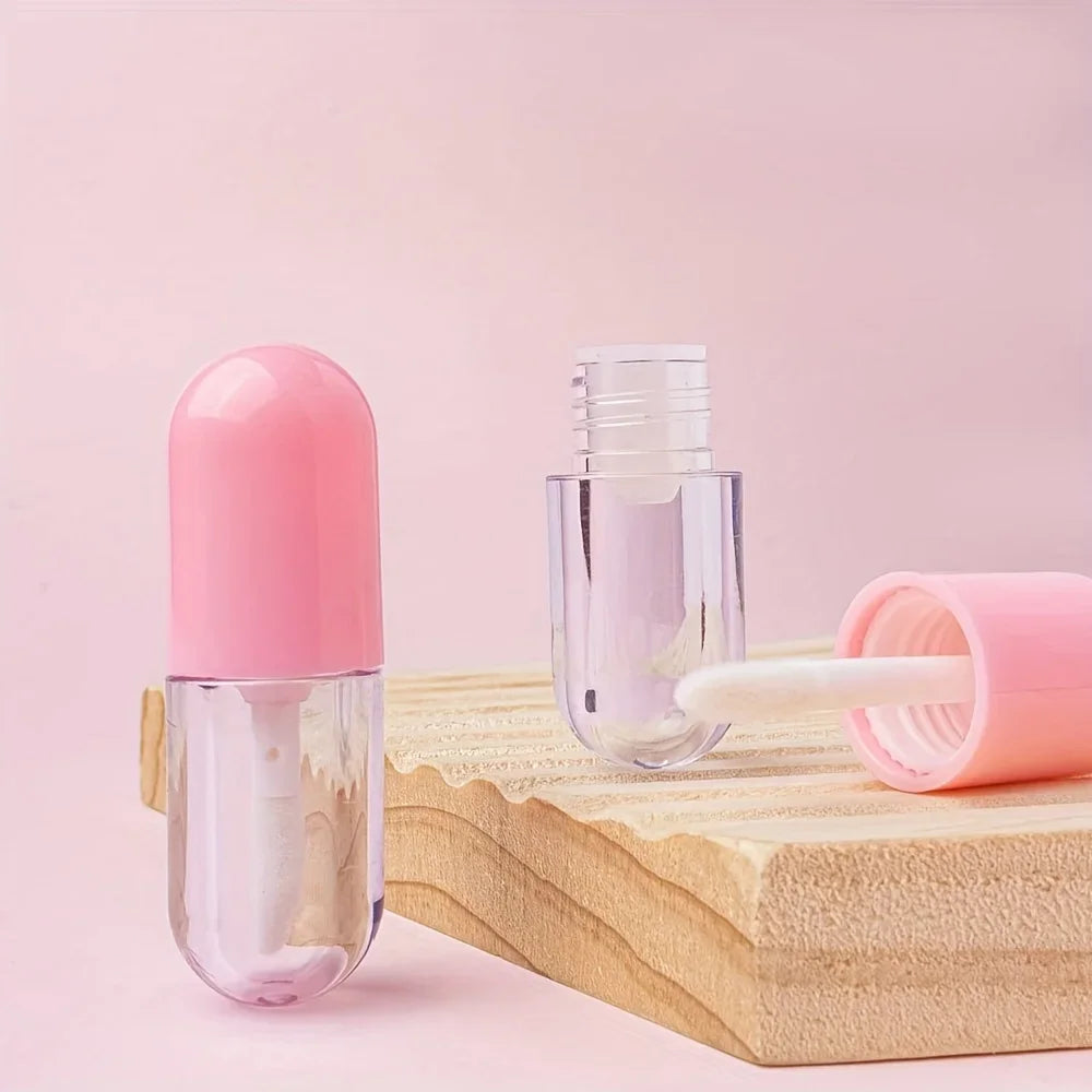 Refillable Mini Lip Gloss Tubes DIY Lipstick Containers 5/10 Pack Lip Gloss Container QXL