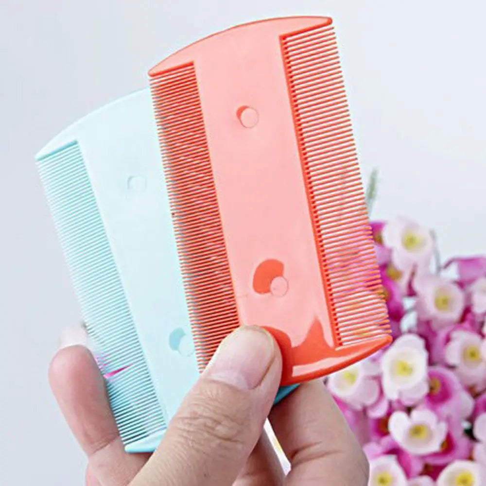 Double-Sided Lice & Nit Removal Comb | 2-Pack Dry & Wet Use Lice Removal Comb QXL