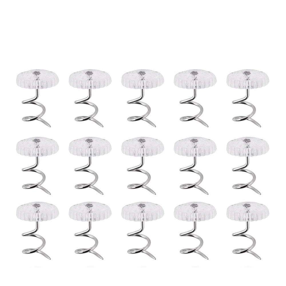 Stainless Steel Twist Pins for Bed Skirts & Slipcovers | 50–100pk Upholstery Twist Pins QXL