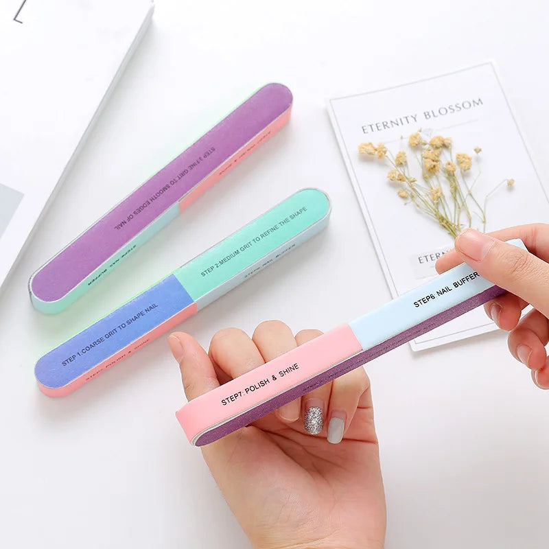 FUMOSIK 7-Sided Nail Buffer Block | Manicure Polishing Set Nail Buffer Block QXL
