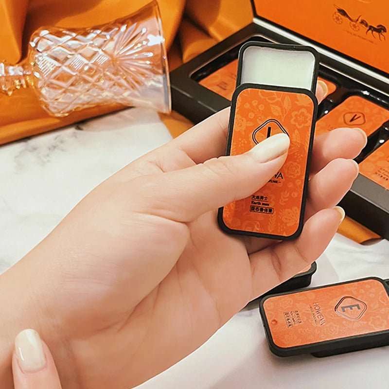 4-Piece Solid Perfume Set | Floral & Fruity Portable Fragrance Solid Perfume Set QXL