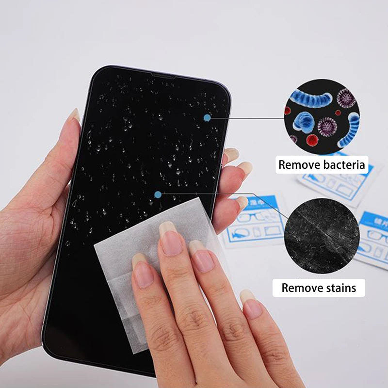 100-Pack Disposable Lens Cleaning Wipes | Anti-Fog Eyeglass Lens Cleaning Wipes QXL