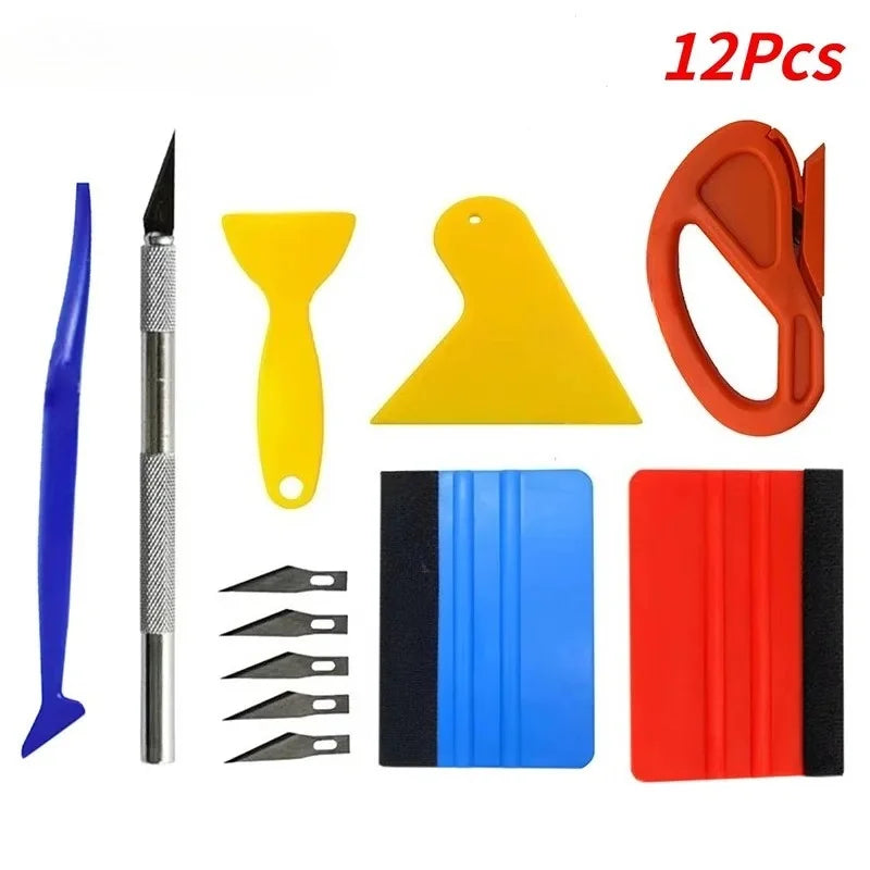 Car Vinyl Wrap Scraper Kit | Window Film Tool Set Vinyl Wrap Tool Kit QXL