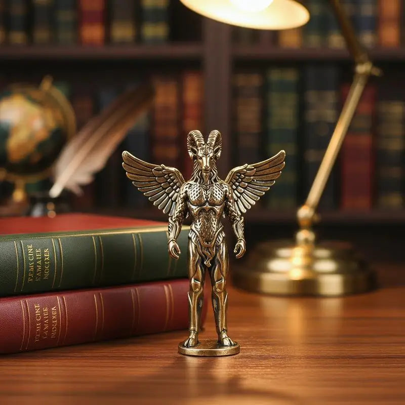 5-Pack Brass Demon Mini Figures | Anime Collectible Statues Collectible Figurines QXL