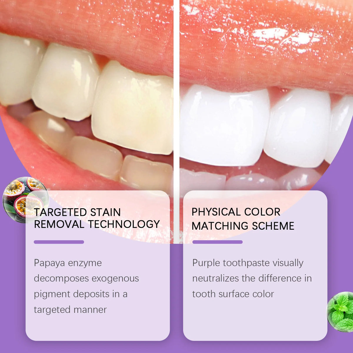 Oralhoe Hydroxyapatite Purple Toothpaste | Whitening Mint 114g Whitening Toothpaste QXL