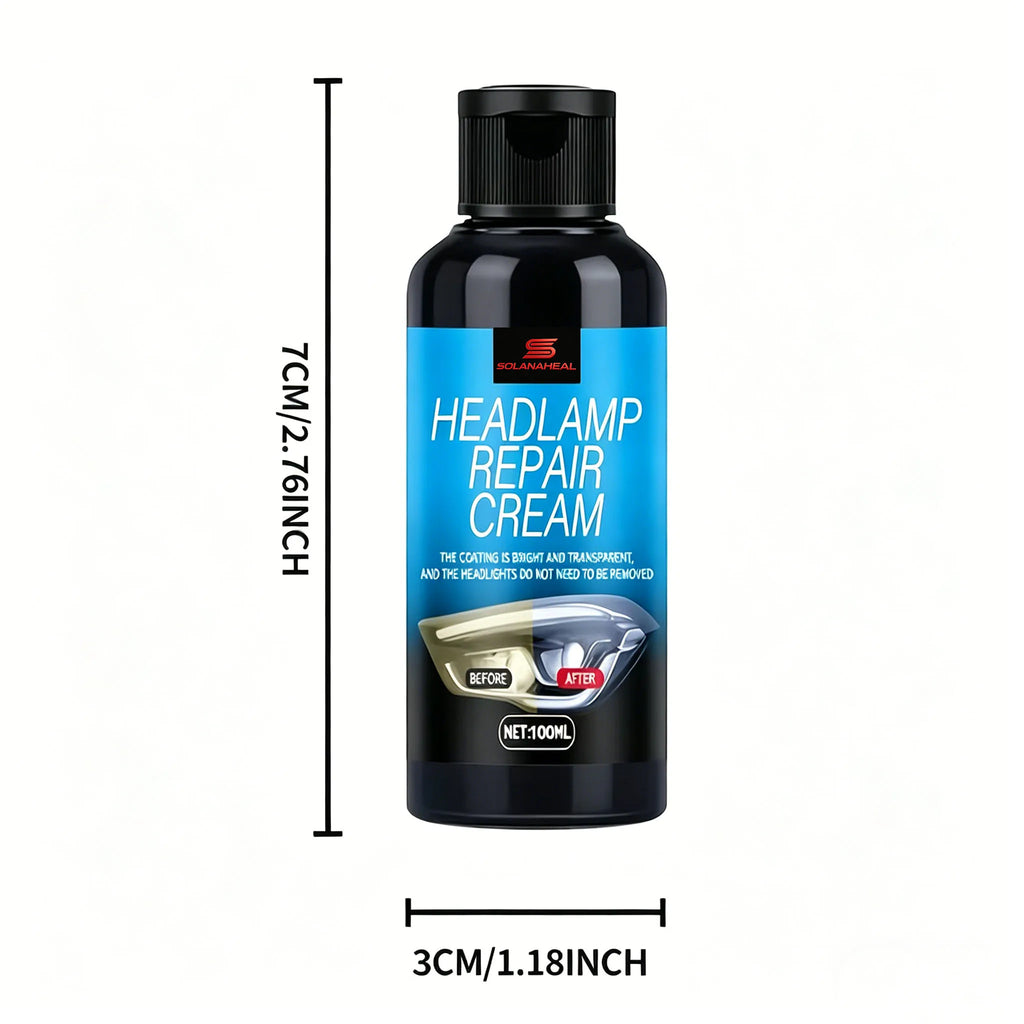Car Headlight Restoration Cream | No-Remove Coating Headlight Restoration Cream QXL