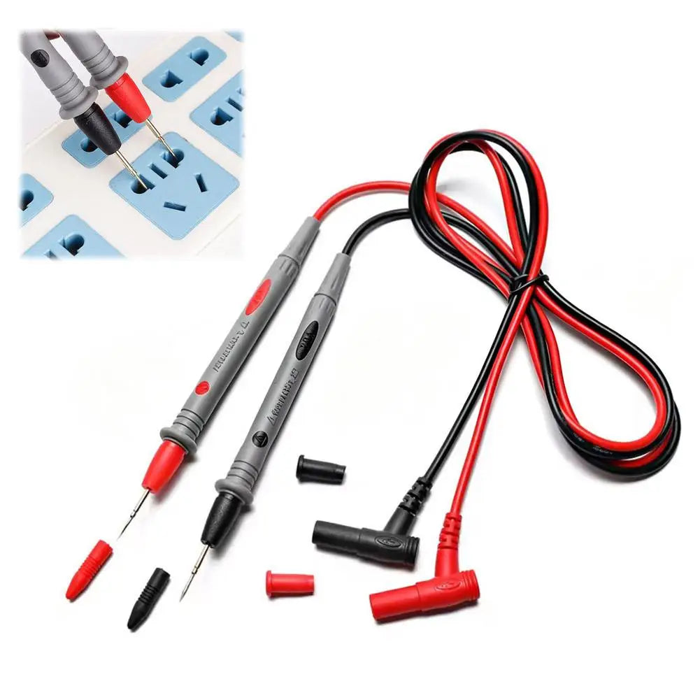 20A 1000V Multimeter Test Lead Probe Set | Needle Tip Multimeter Test Leads QXL 20A 1000V