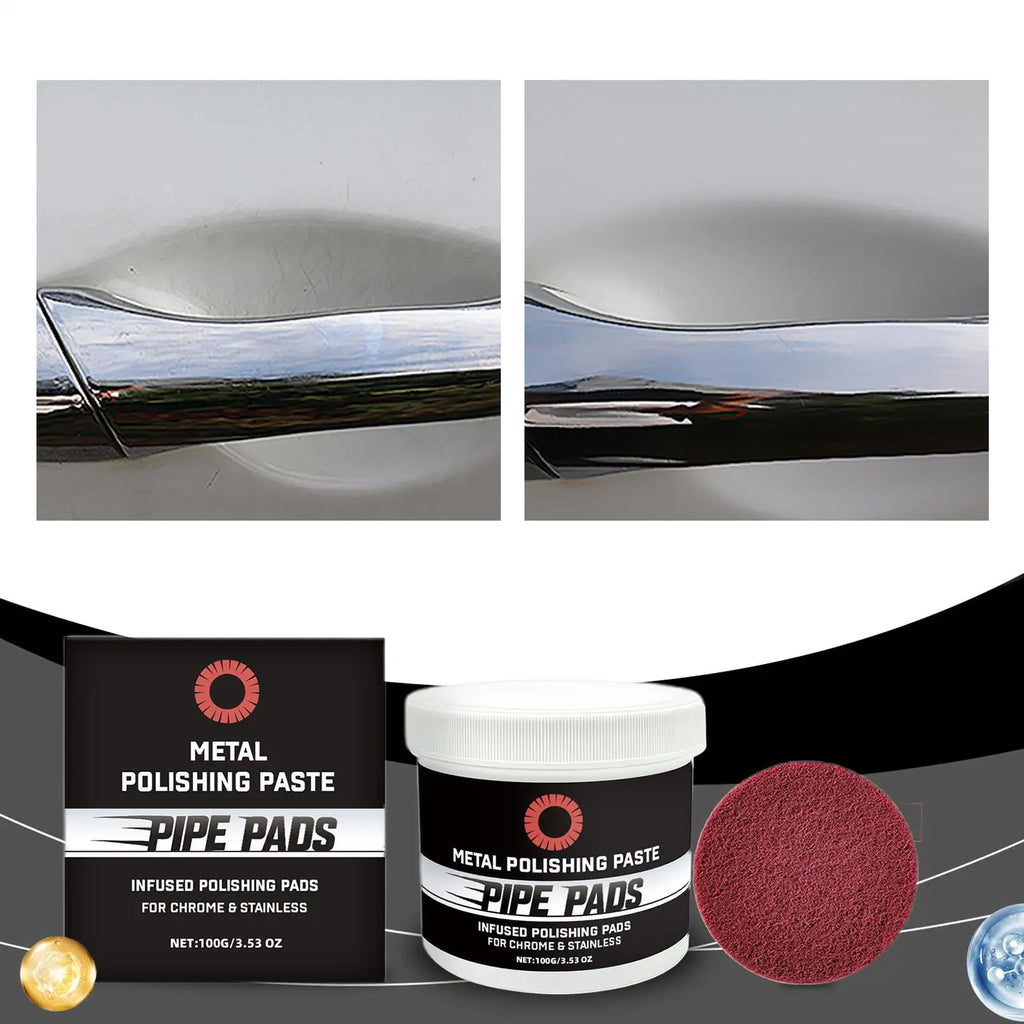 Metal Polishing Paste | Chrome & Multi-Metal Restorer 100g Metal Polishing Paste QXL