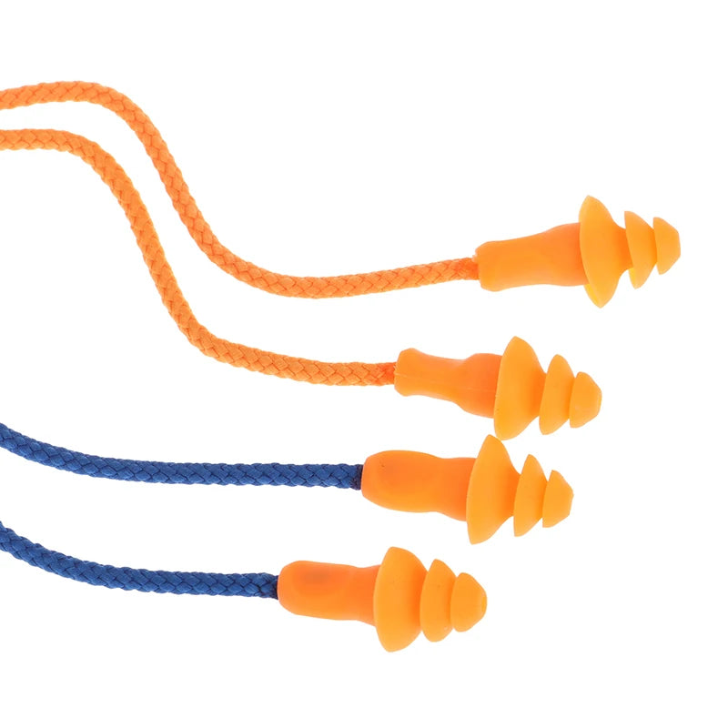 CE-Certified Industrial Noise Reduction Earplugs – Corded Industrial Earplugs QXL