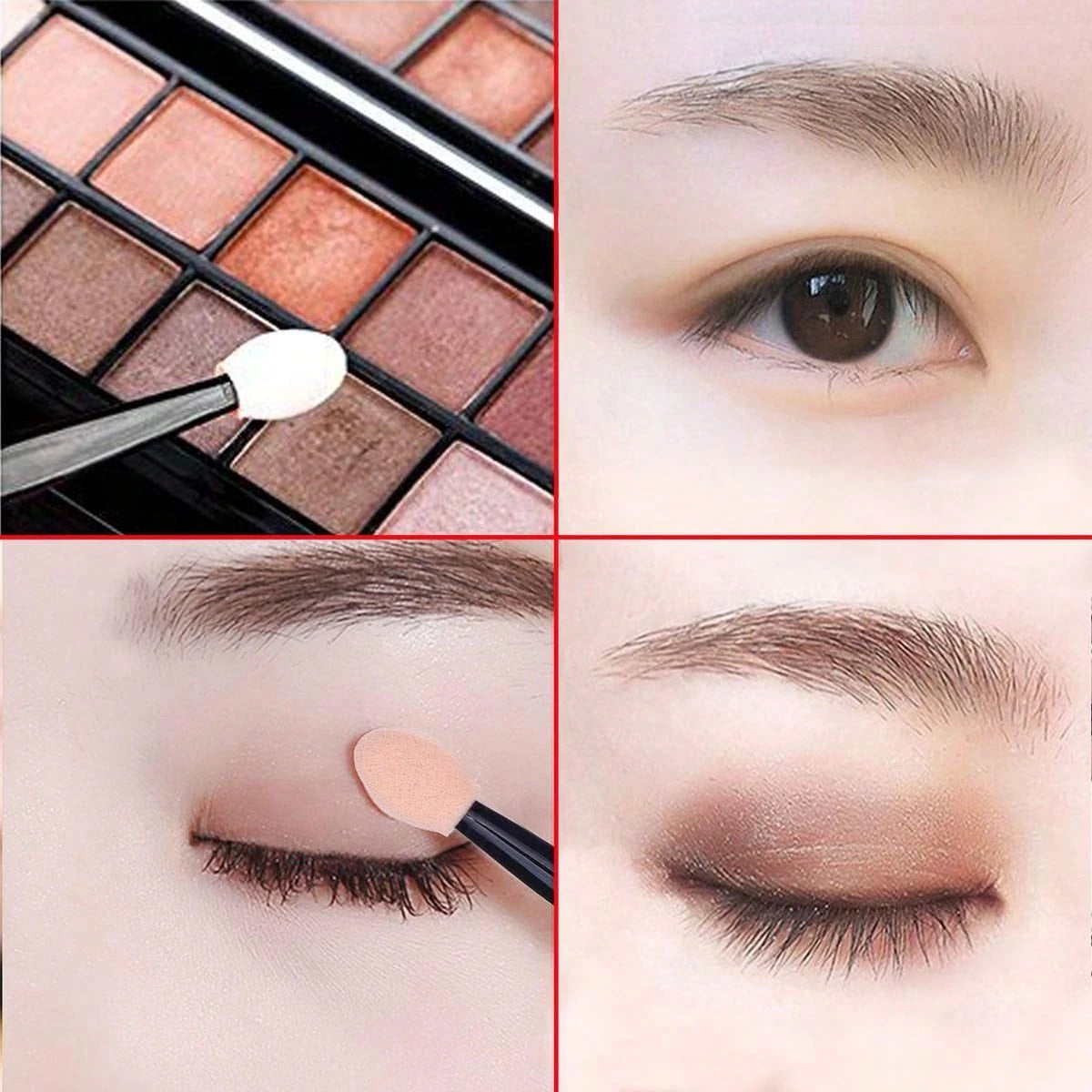 Double-Head Sponge Eyeshadow Applicator Sticks | 10–150 Pack Eyeshadow Applicators QXL