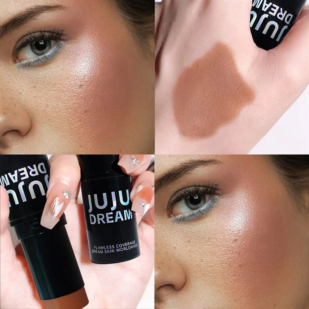 Dual-Tone Highlighter & Contour Cream Stick | Blush Concealer Highlighter Contour Stick QXL