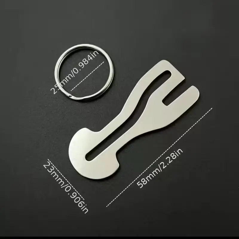 3-Pack Stainless Steel Reusable Shopping Cart Tokens & Key Ring Shopping Cart Token QXL