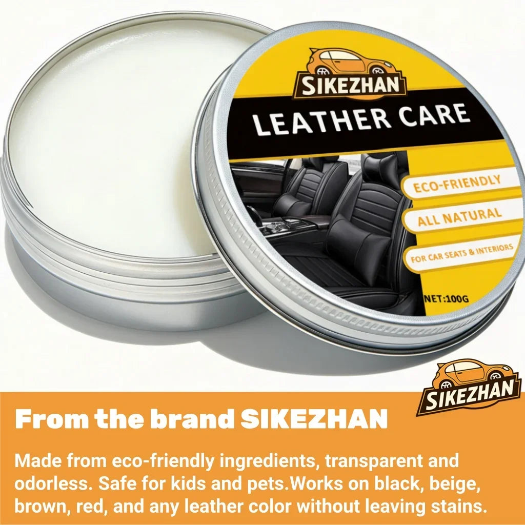 Car Leather Conditioner Balm | Transparent & Odorless – 50g/100g Leather Conditioner Balm QXL