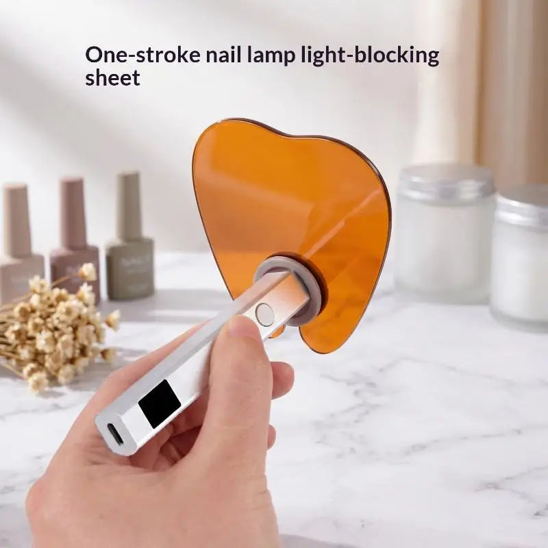 Nail Lamp Light Blocking Shield – UV LED Curing Guard Nail Lamp Accessory QXL Default Title