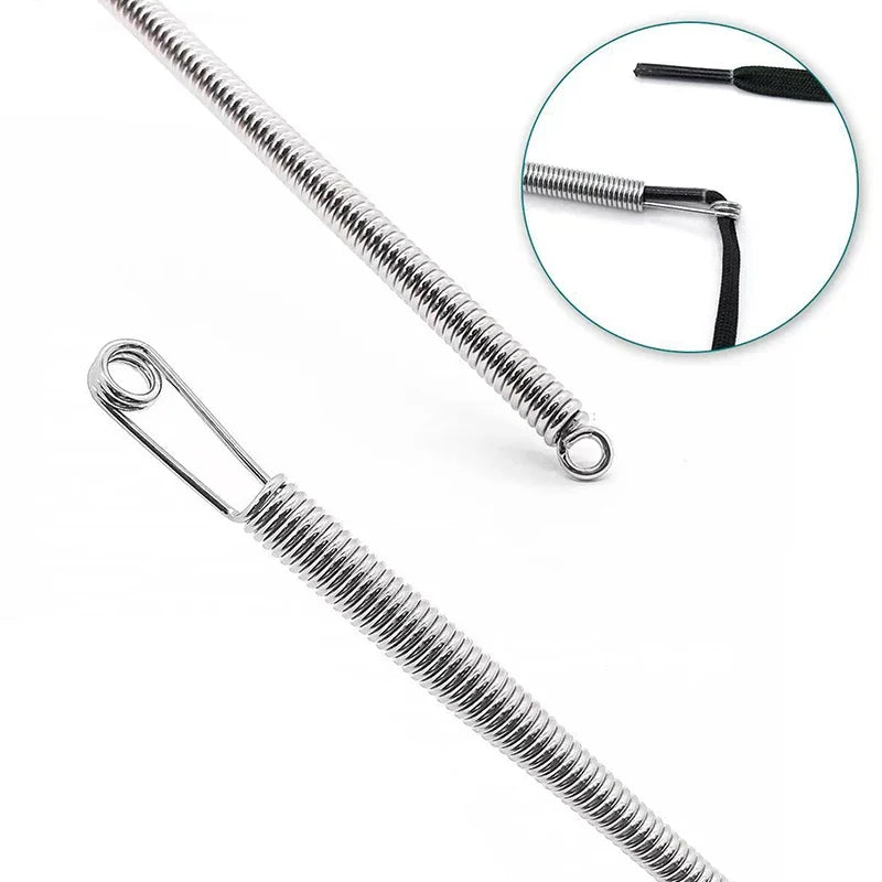 Flexible Drawstring Threader | Spring Steel Wire Stringing Tool Drawstring Threader Tool QXL