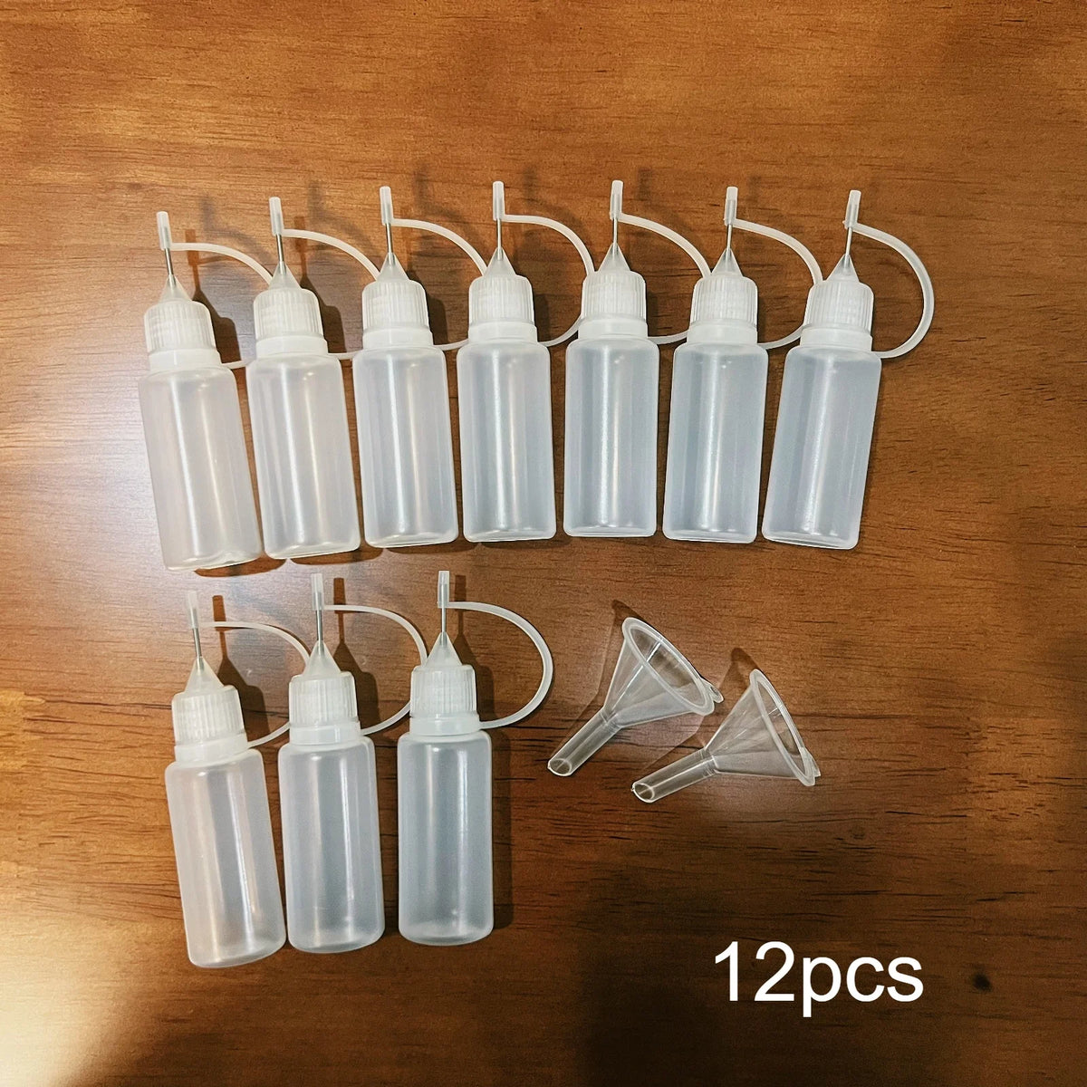 12-Pack Precision Needle Tip Glue Applicator Bottles – DIY Crafts Glue Applicator Bottles QXL 12PCS 10MML Plastic