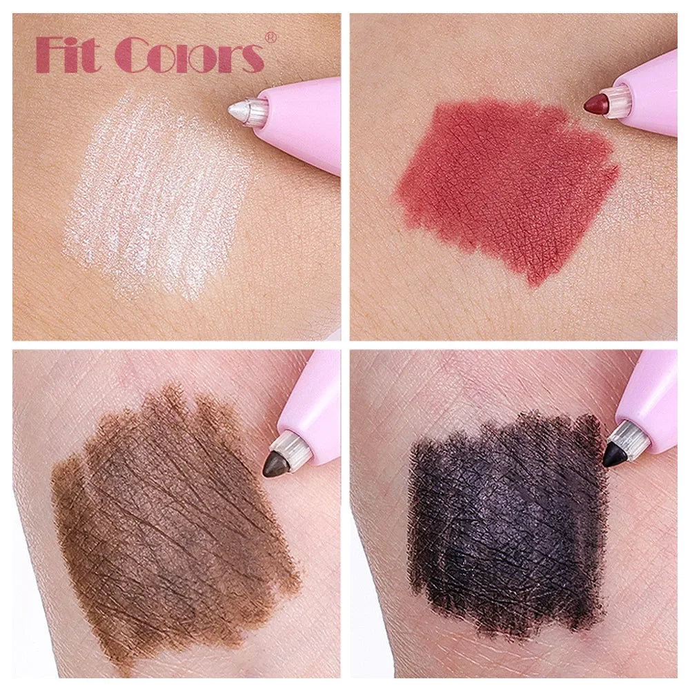 Fit Colors 4-in-1 Makeup Pen | Eyeliner, Brow, Lip & Highlight Multifunctional Makeup Pen QXL
