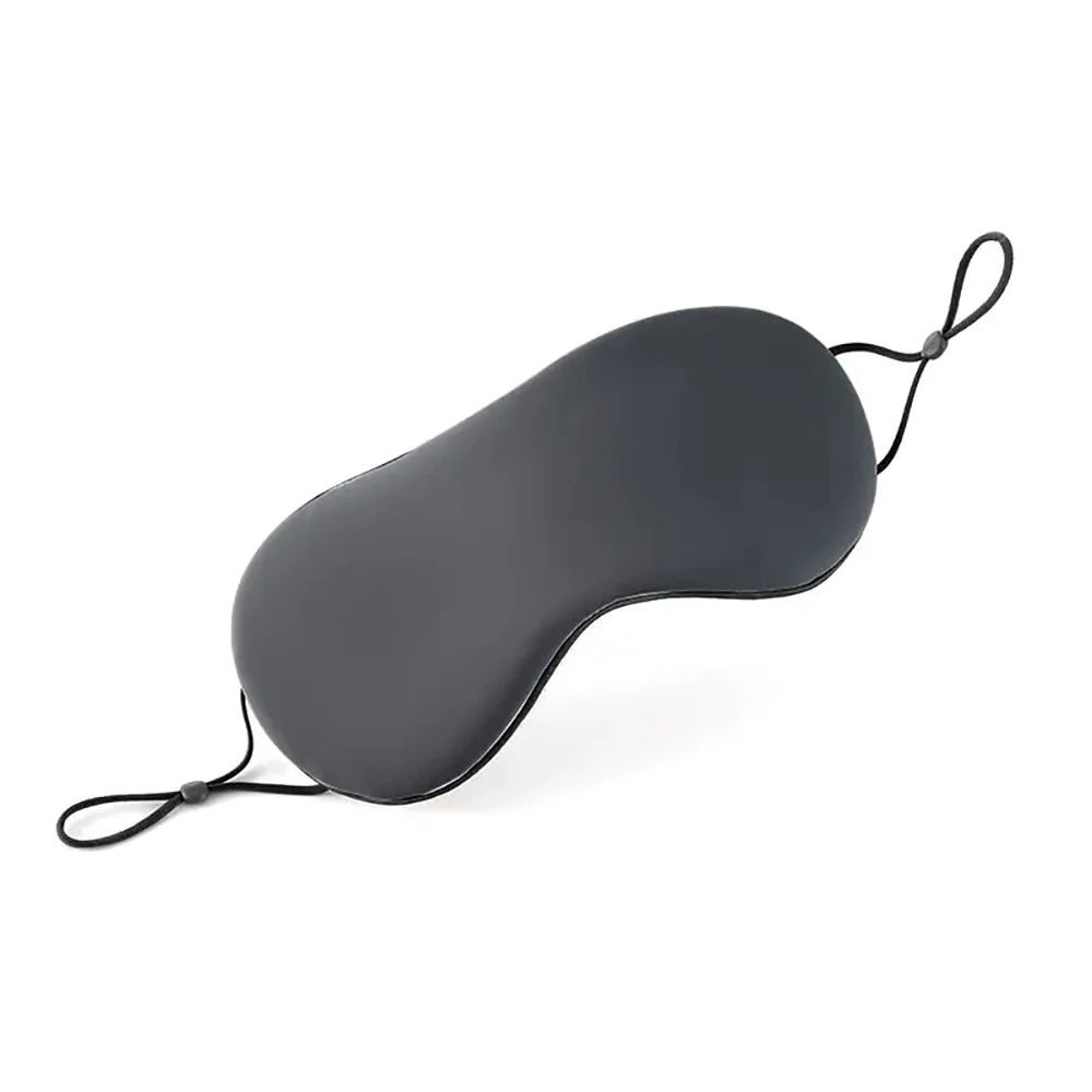 Dual-Use Warm & Cool Silk Sleep Mask | Light Blocking Travel Sleep Eye Mask QXL Grey