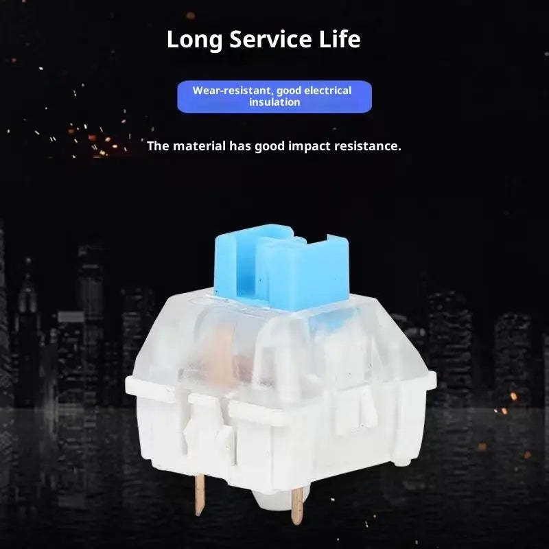 50-Pack 3-Pin Tactile Switches | Hot-Swap Mechanical Keyboard Keyboard Switches QXL