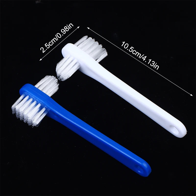 10-Pack Double-Sided Denture & Retainer Cleaning Brushes Denture Cleaning Brush QXL