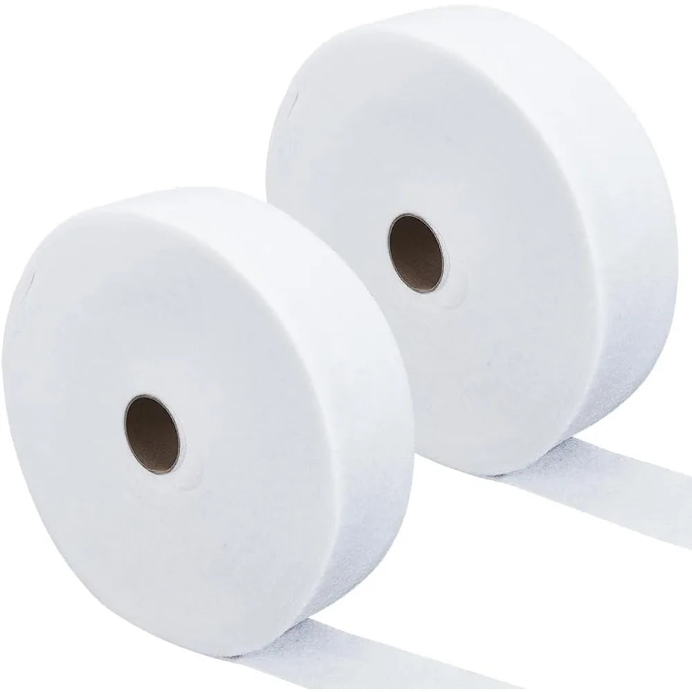 Jelly Roll Batting Strips 2½" x 72 Yd | White Polyester 2-Pack Quilting Batting Strips QXL