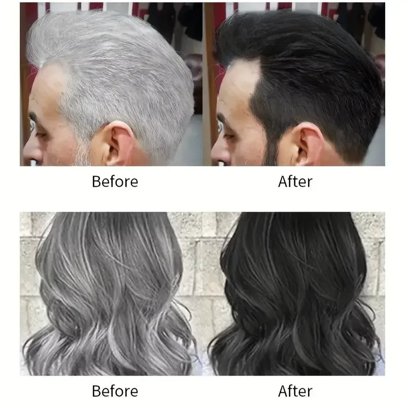 Semi-Permanent Instant Hair Dye Shampoo | Men & Women 10×30ml Hair Dye Shampoo QXL