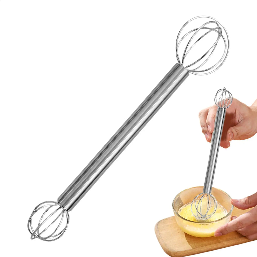 Stainless Steel Double-Head Miso Stirring Stick | Mixing Tool Kitchen Mixing Tool QXL