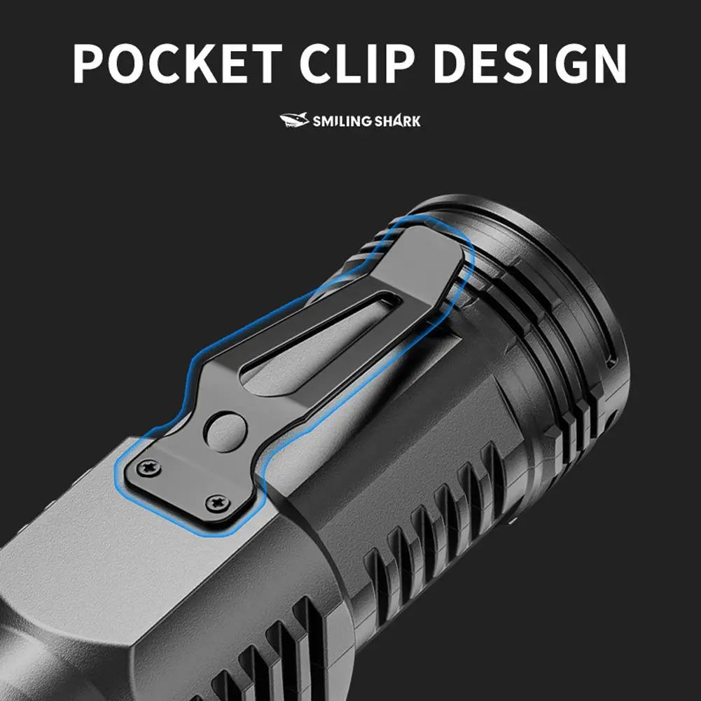 Mini 3-LED EDC Tactical Flashlight | USB Rechargeable & Clip Tactical Flashlight QXL
