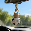 Football-Shaped 5ml Glass Car Perfume Bottle | Wooden Cap Perfume Bottle QXL Default Title