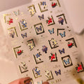 5D Lace French Nail Art Stickers – Self-Adhesive Decals