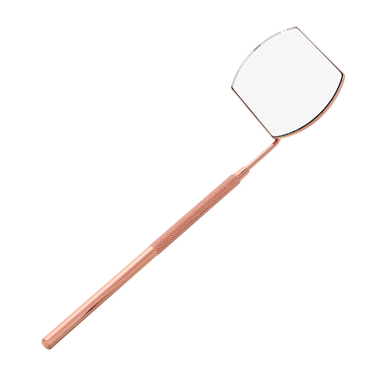 Rose Gold Detachable Lash Mirror | HD Handheld Stainless Steel Lash Inspection Mirror QXL