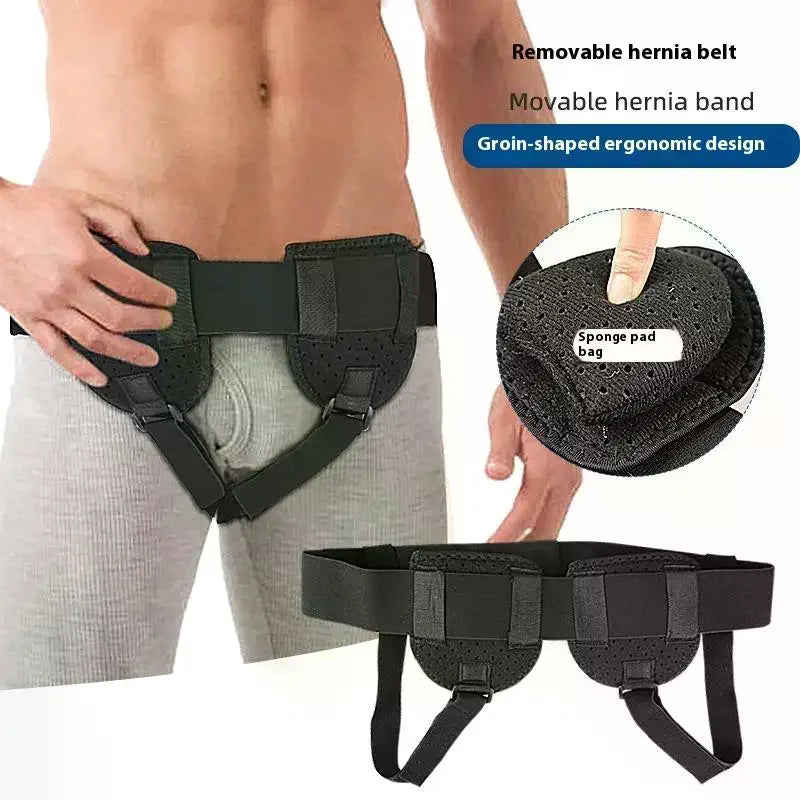 Adjustable Groin Support Belt with Removable Compression Pads Groin Support Belt QXL