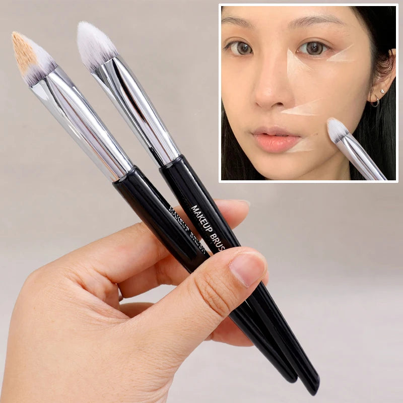 Triangle Cone Concealer Brush | Soft Fiber Face Detail Brush Concealer Makeup Brush QXL