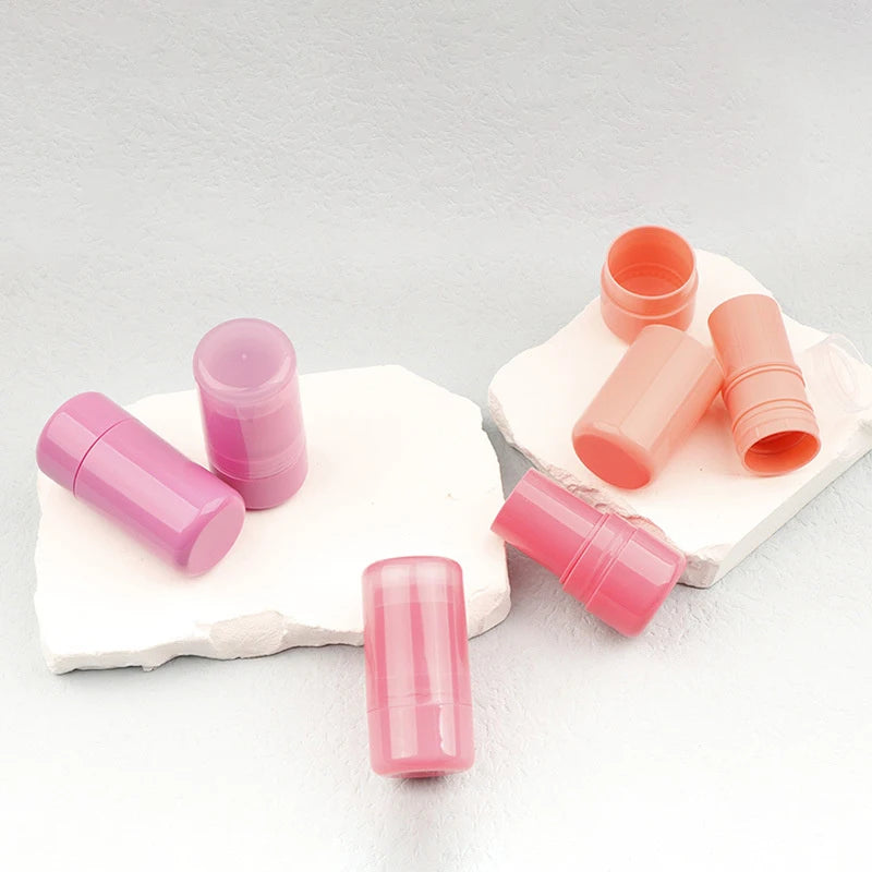 8g Empty Rotatable Lip Balm Tube with Lid | DIY PP Plastic Lip Balm Container QXL
