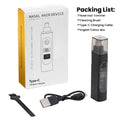 Ms.Dear Mini Rechargeable Nose & Ear Hair Trimmer – Black Nose Hair Trimmer QXL black
