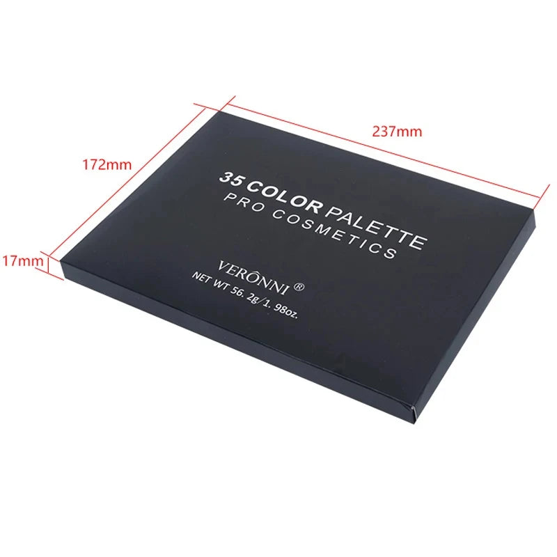 35-Color Glitter Eyeshadow Palette | Shimmer & Sparkle Eyeshadow Palette QXL