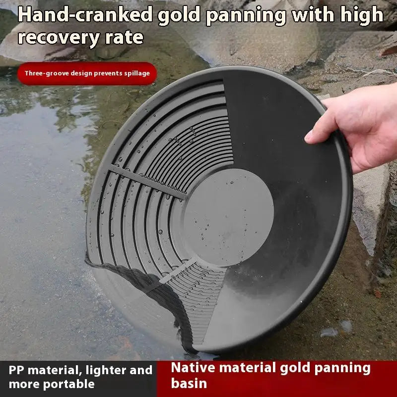Gold Panning Pan Set | Riffle Design Prospecting Kit Prospecting Pan Kit QXL