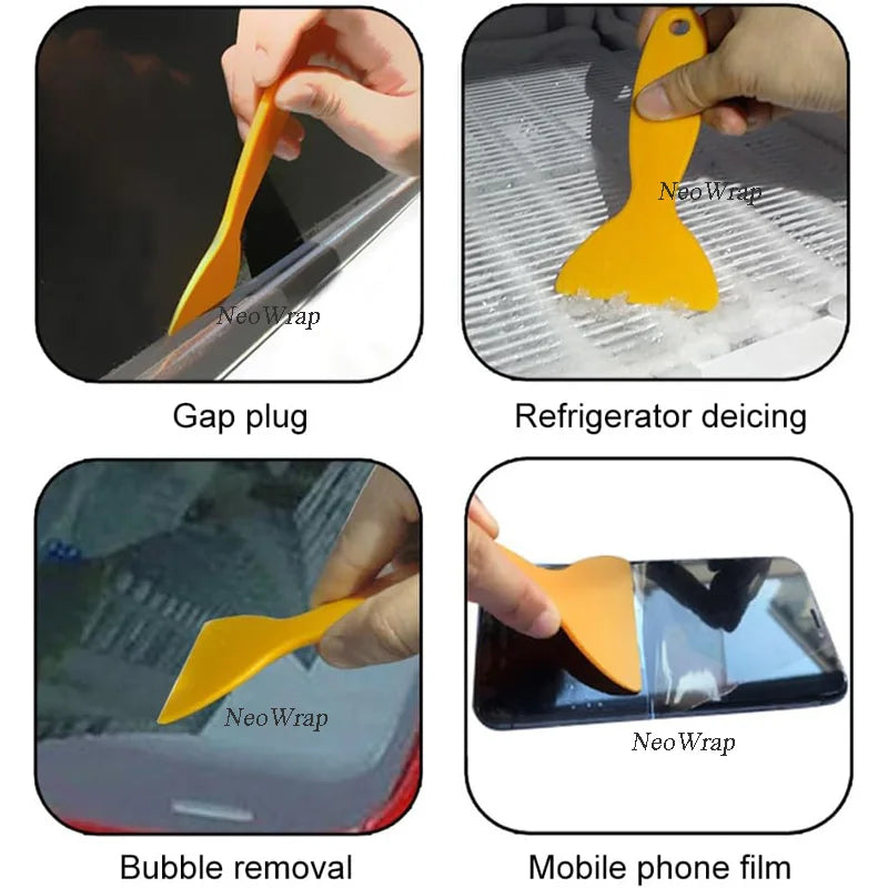 Vinyl Wrap Squeegee Scraper Set | Window Tint & Decal Tool Vinyl Wrap Scraper QXL