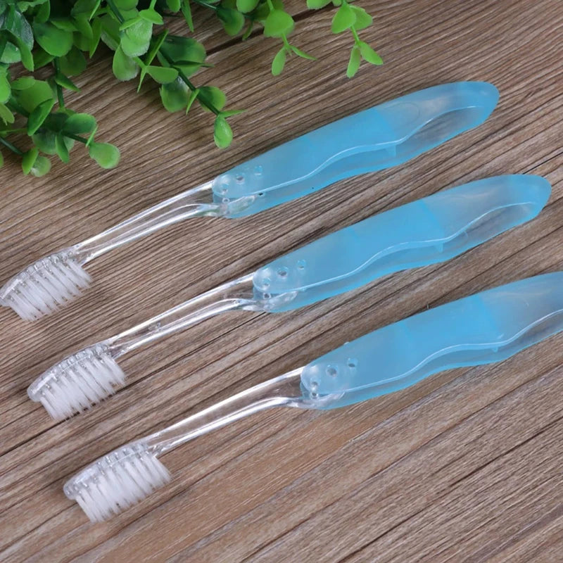 Foldable Travel Toothbrush | Full Head Medium Bristles Travel Toothbrush QXL