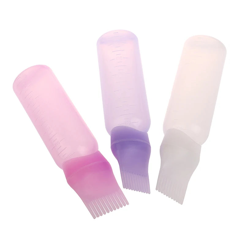 120ml Hair Dye Applicator Bottle with Comb | Salon Tool Hair Dye Applicator QXL