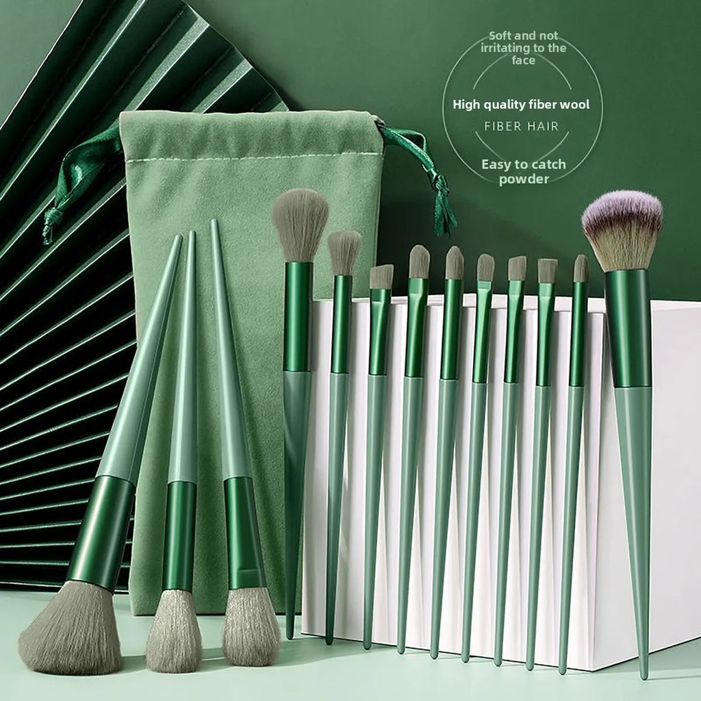 Professional Soft Fluffy Makeup Brush Set – Kabuki & Foundation Makeup Brush Set QXL