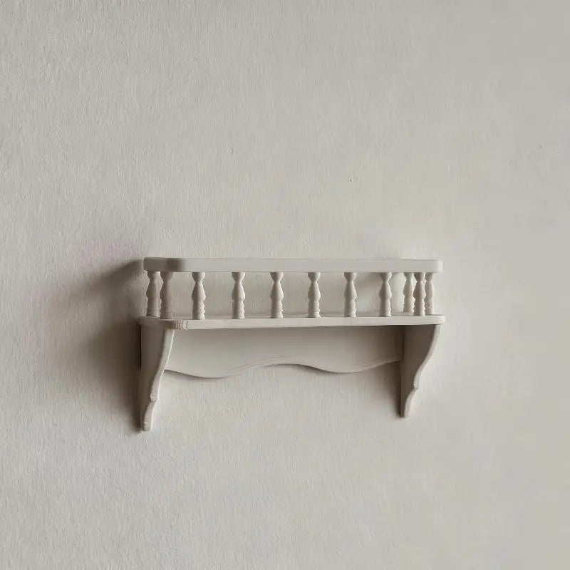 1:12 Dollhouse Wall Mounted Storage Rack Miniature Accessory Dollhouse Miniature QXL