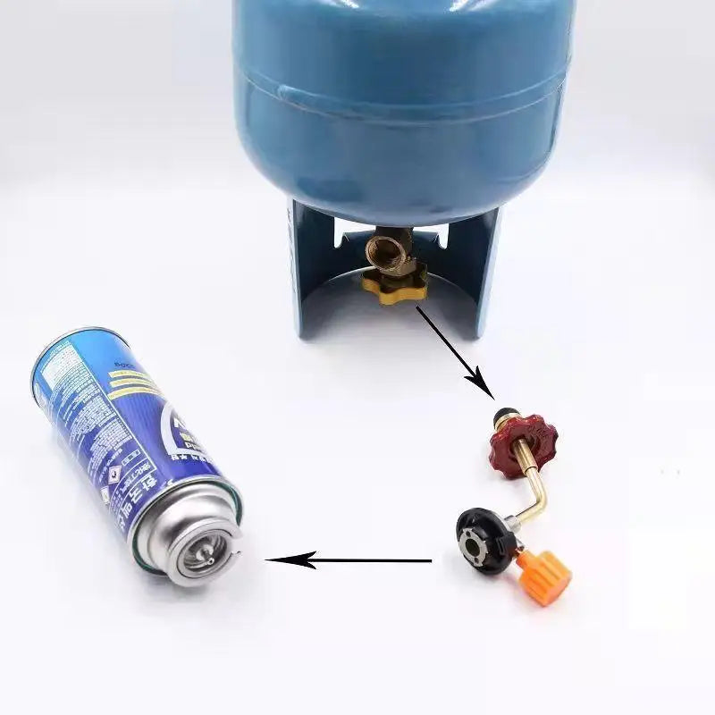 Butane Gas Cylinder Refill Valve Adapter for Camping & Hiking Gas Refill Adapter QXL